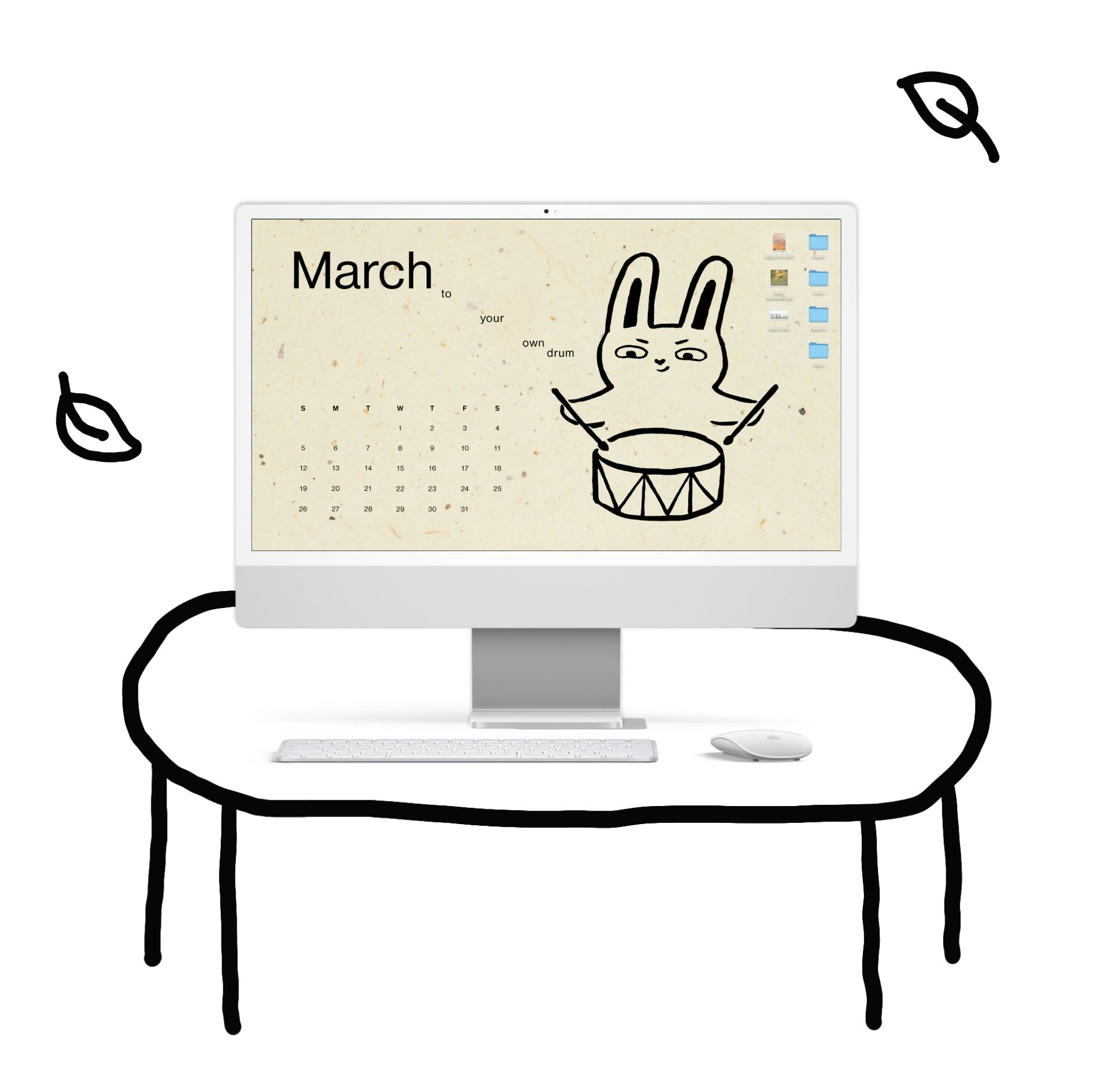 04.  Ink Rabbit Affirmations (Desktop)
