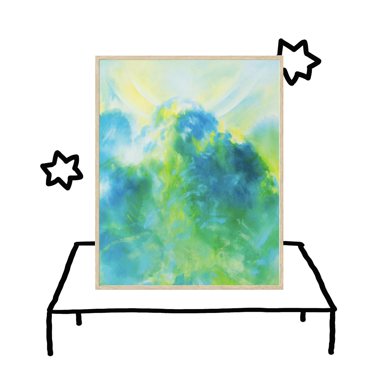 Mountain Water 山水 Painting